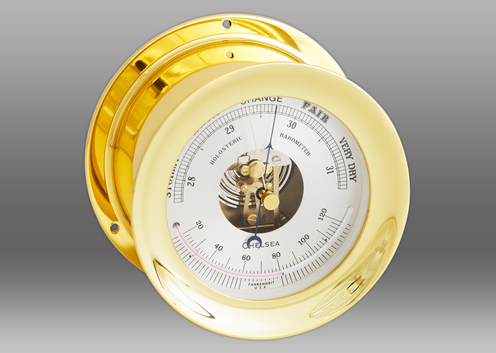 4.5 inch Chelsea Clock Ship's Bell barometer